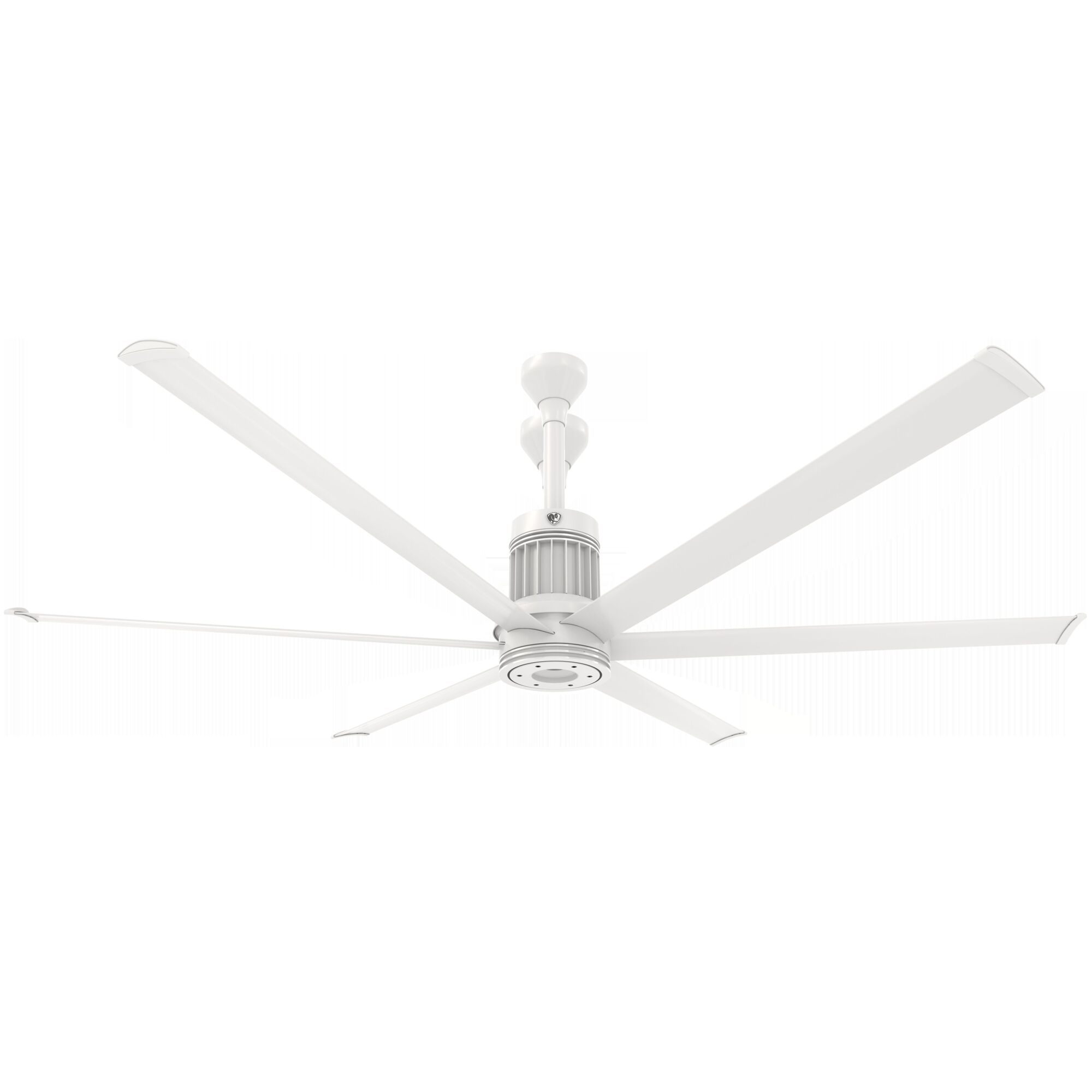 Big Ass Fans i6 Ceiling Fan — 84in., White, Indoor, WiFi/BLE, 100-277V, Model# MK-I61-071806A729I12